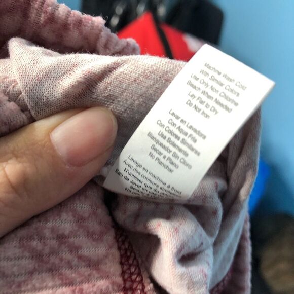 Spyder Pants Womens Medium Pink Jogger Thermal Waffle Knit Logo - Picture 6 of 7